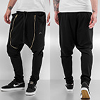 Jogginghose Zip in schwarz Jogginghose Zip in schwarz