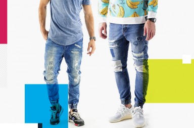 VSCT-Cuffed Denim Jeans