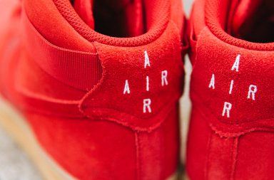 Sneaker Air Force 1 High 07 LV8 in rot_ferse