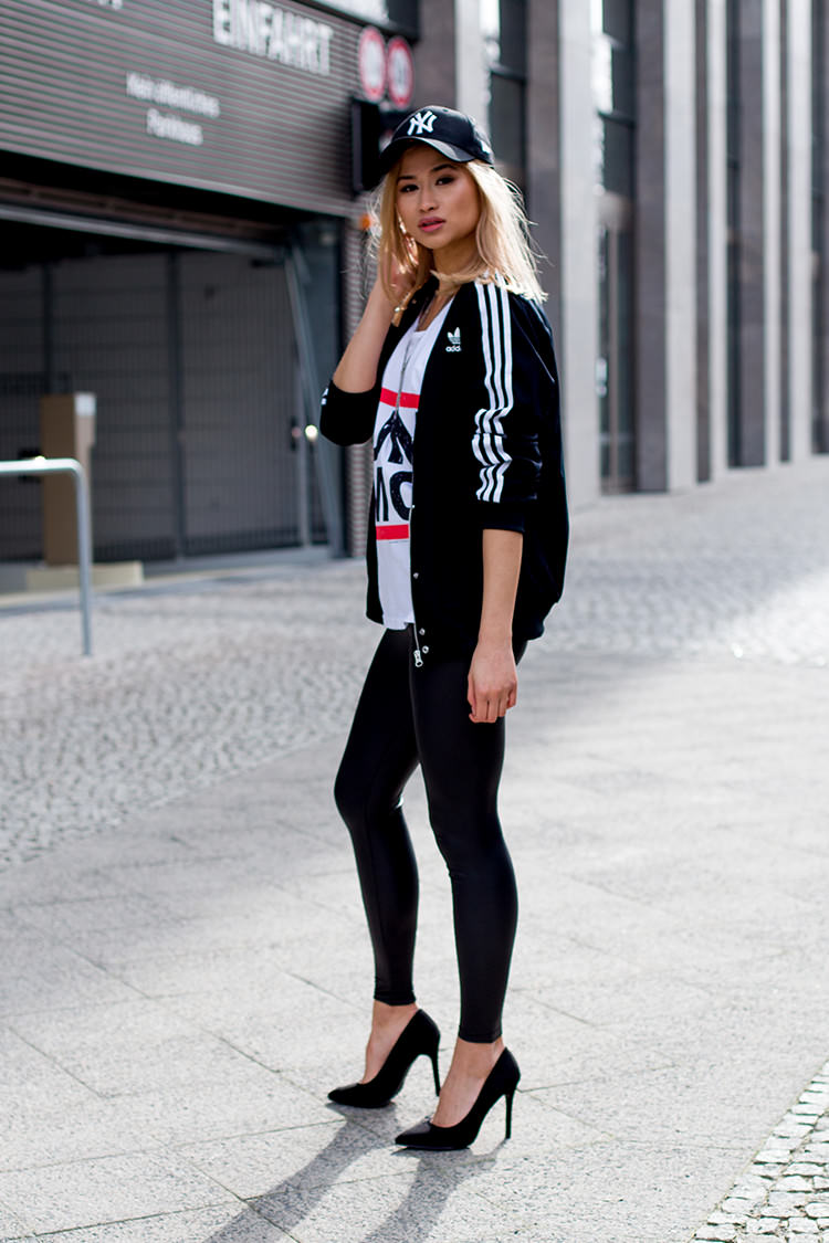 trackjas_adidas zwart wit outfit