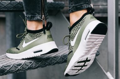 Sneaker Air Max Thea Ultra Flyknit in grün_Sohle