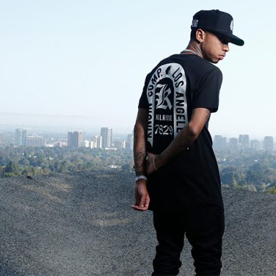 schwarzes Printhirt von Kingin