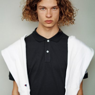 Champion_blaues Poloshirt