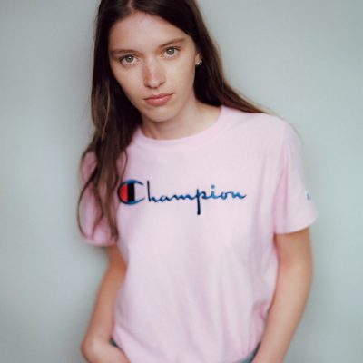 Champion_rosa Damenshirt