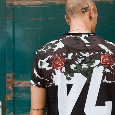 Criminal Damage Shirt im Trikotstyle