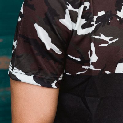 Criminal Damage Shirt mit Camouflage Trendmuster