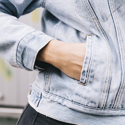 Levi's® Übergangsjacke EX-BF Sherpa Trucker_mit Blumenstickereien