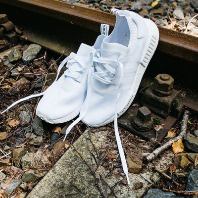 adidas nmd R1 PK all white