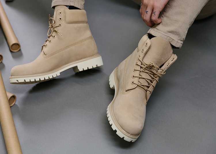 POTW mannen timberland boots detail premium