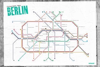 Streetart Map Berlin